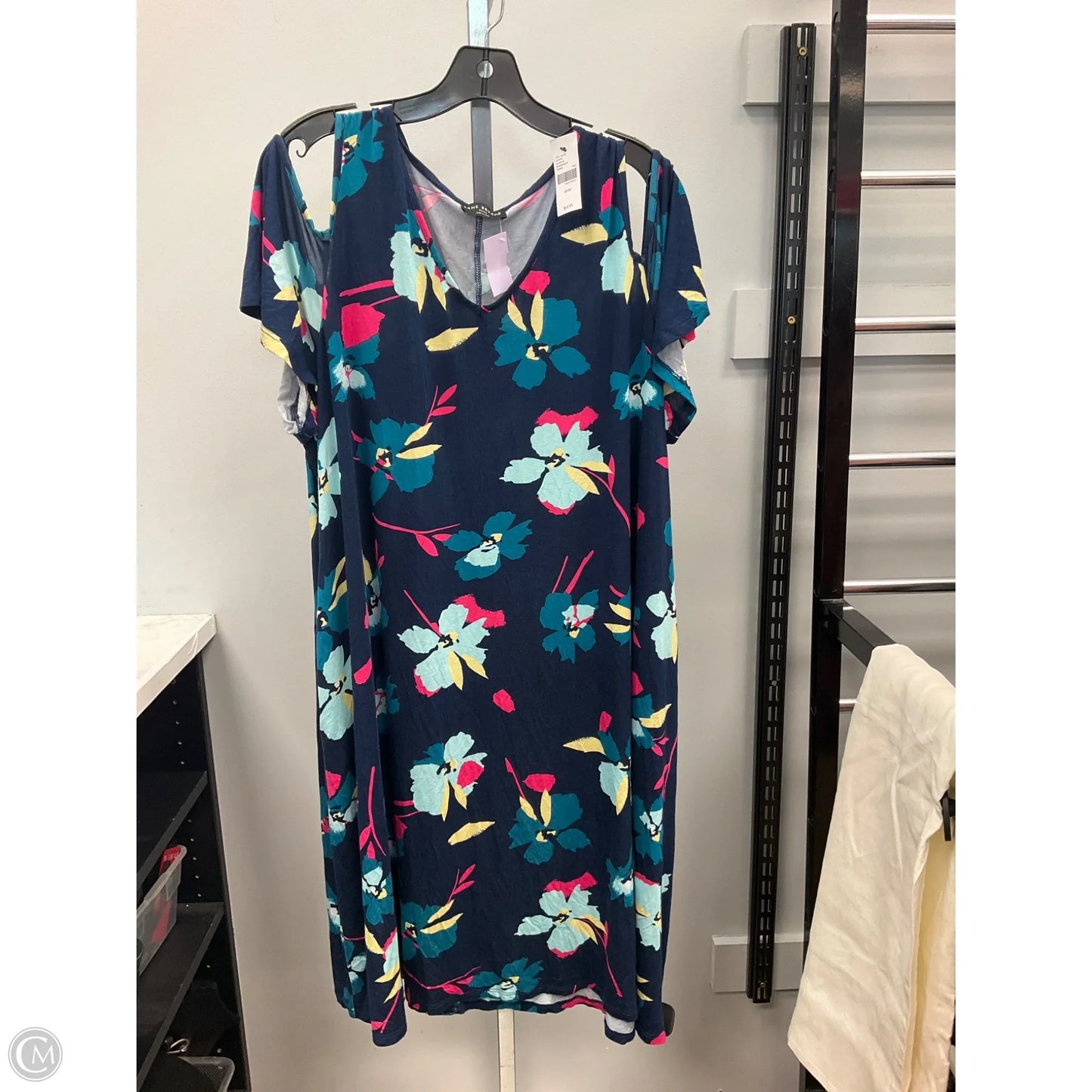 Dress Casual Short By Lane Bryant In Floral Print, Size: 22