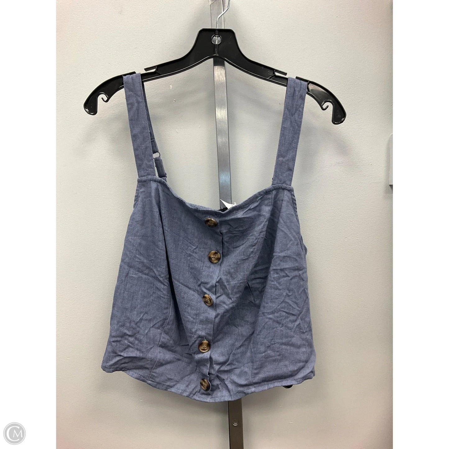 Top Sleeveless By Torrid In blue, Size: 0x