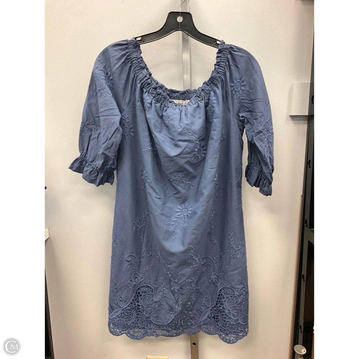 Dress Casual Short By Abercrombie And Fitch In Blue, Size: M