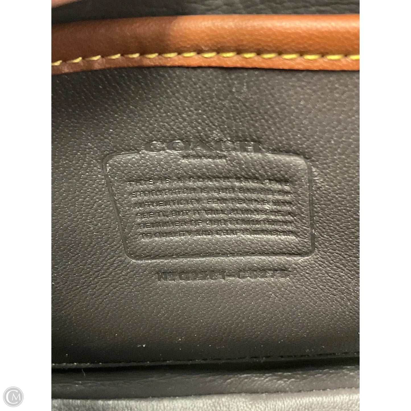 Handbag Designer By Coach, Size: Small
