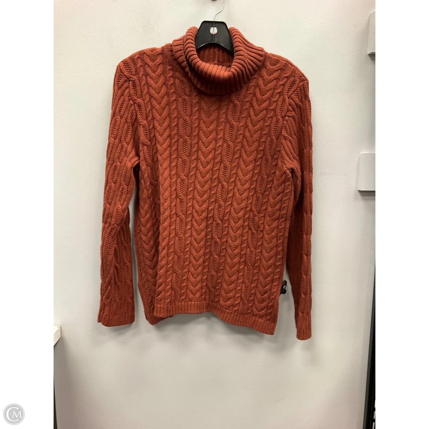 Sweater By Jeanne Pierre In Brown, Size: M