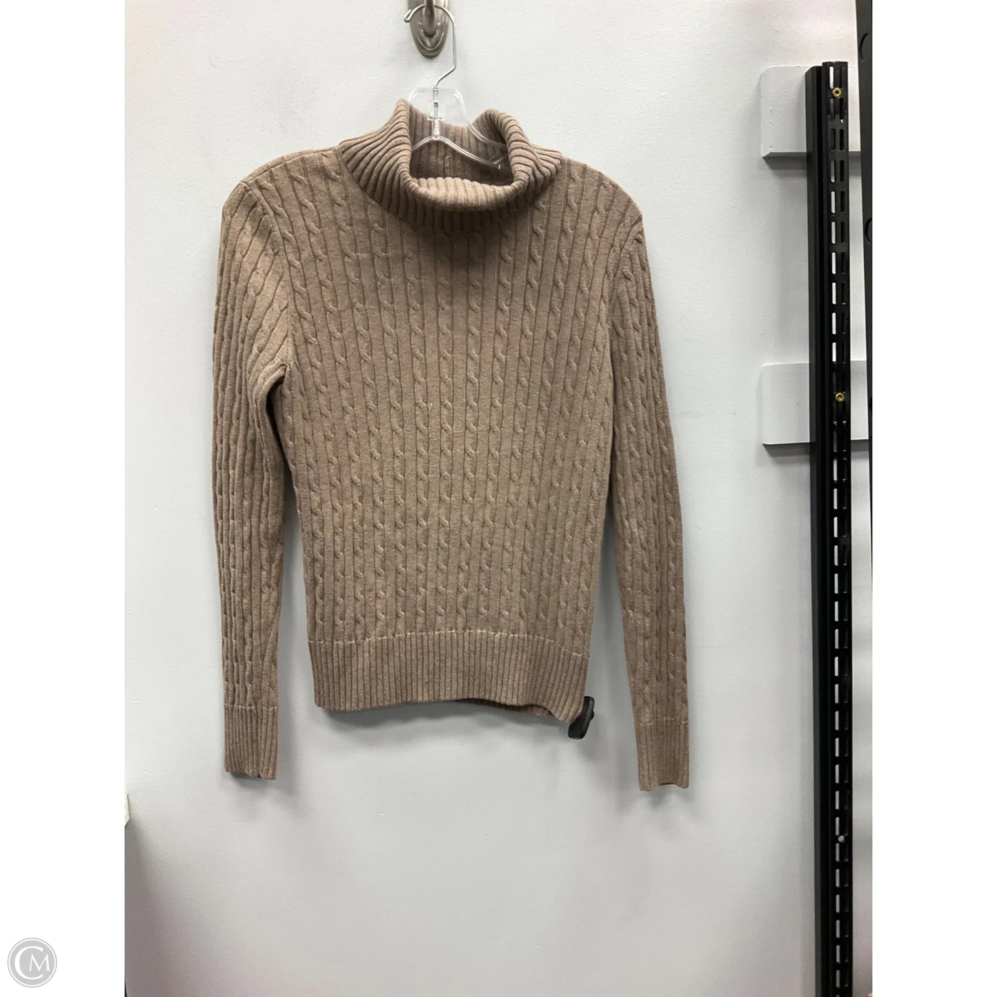 Sweater By Jeanne Pierre In Tan, Size: S