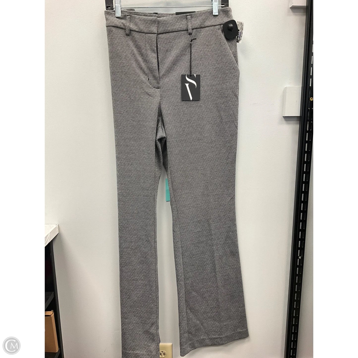 Pants Dress By Simply Vera In Black & Cream, Size: 14