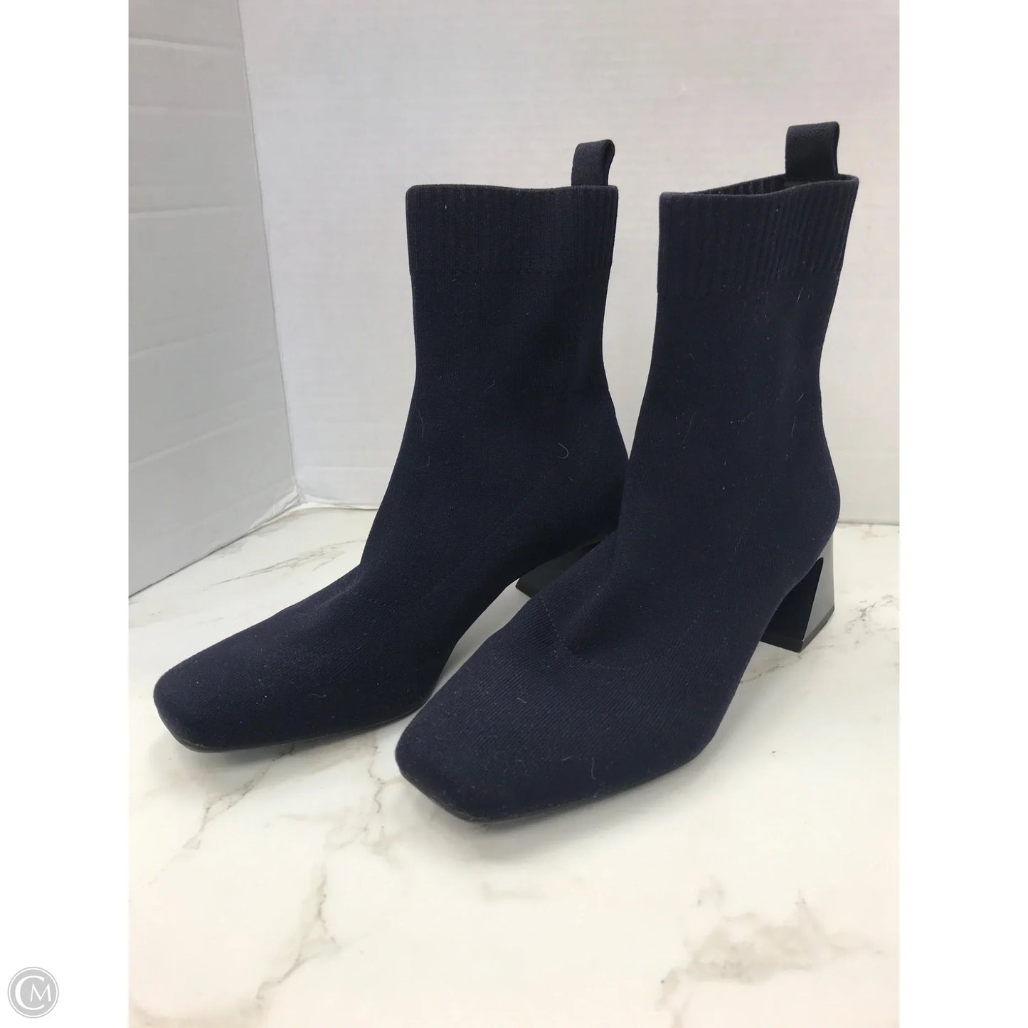 Boots Ankle Heels By Vivaia In Blue, Size: 8.5