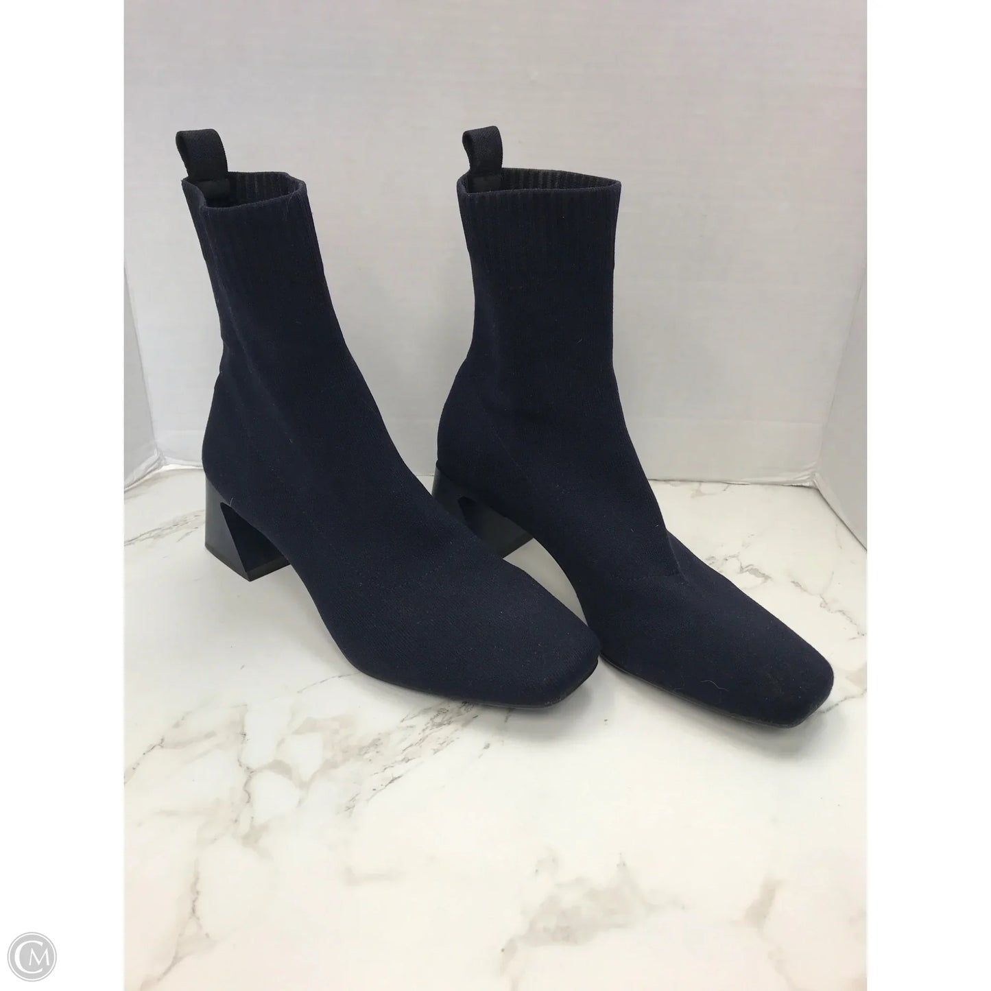 Boots Ankle Heels By Vivaia In Blue, Size: 8.5