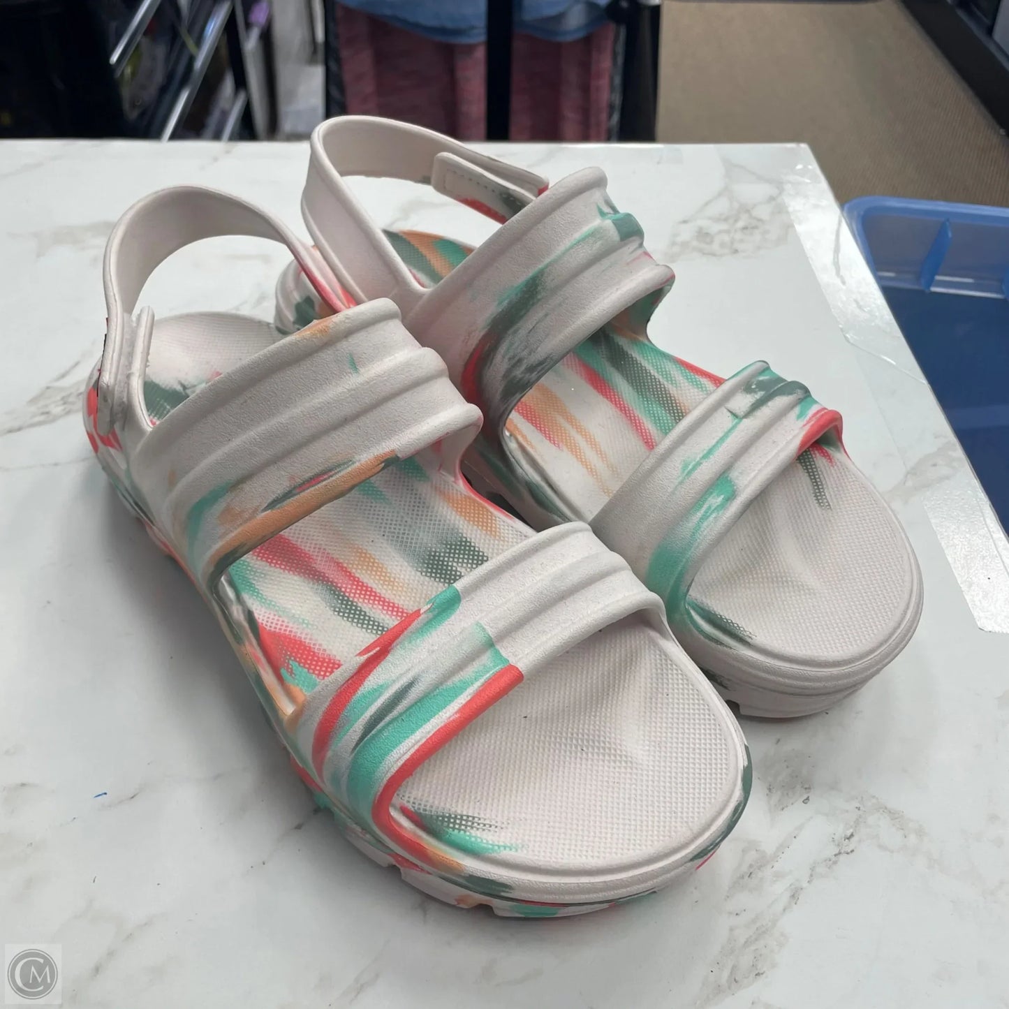 Sandals Flats By Hunter In Multi-colored, Size: 9