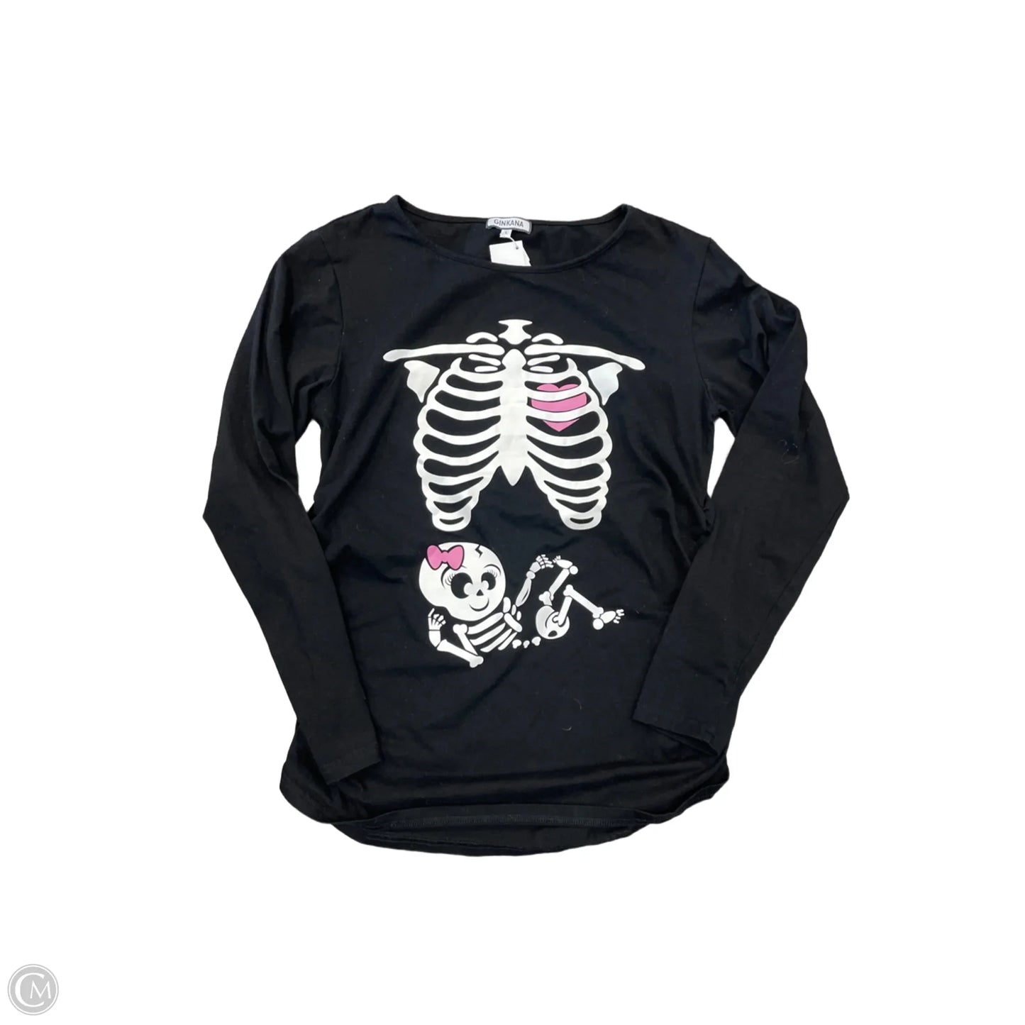 Maternity Top Long Sleeve By Cmc, Size: L