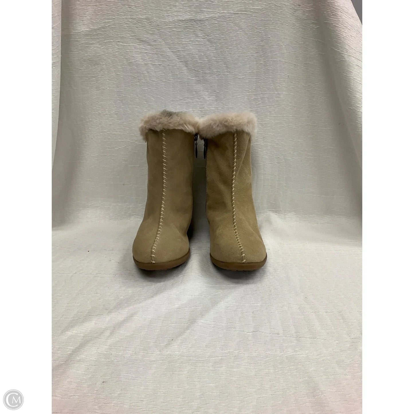 Boots Ankle Flats By Sporto In Tan, Size: 8