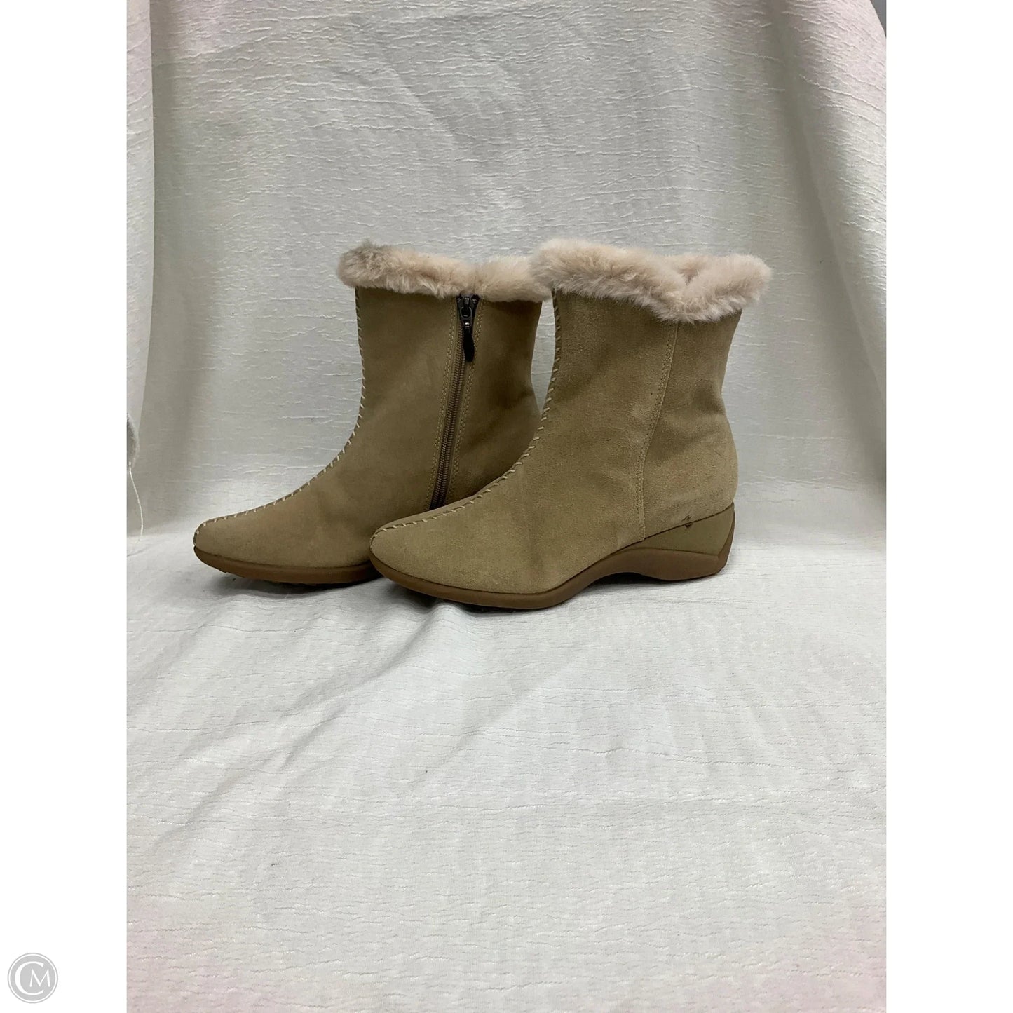 Boots Ankle Flats By Sporto In Tan, Size: 8