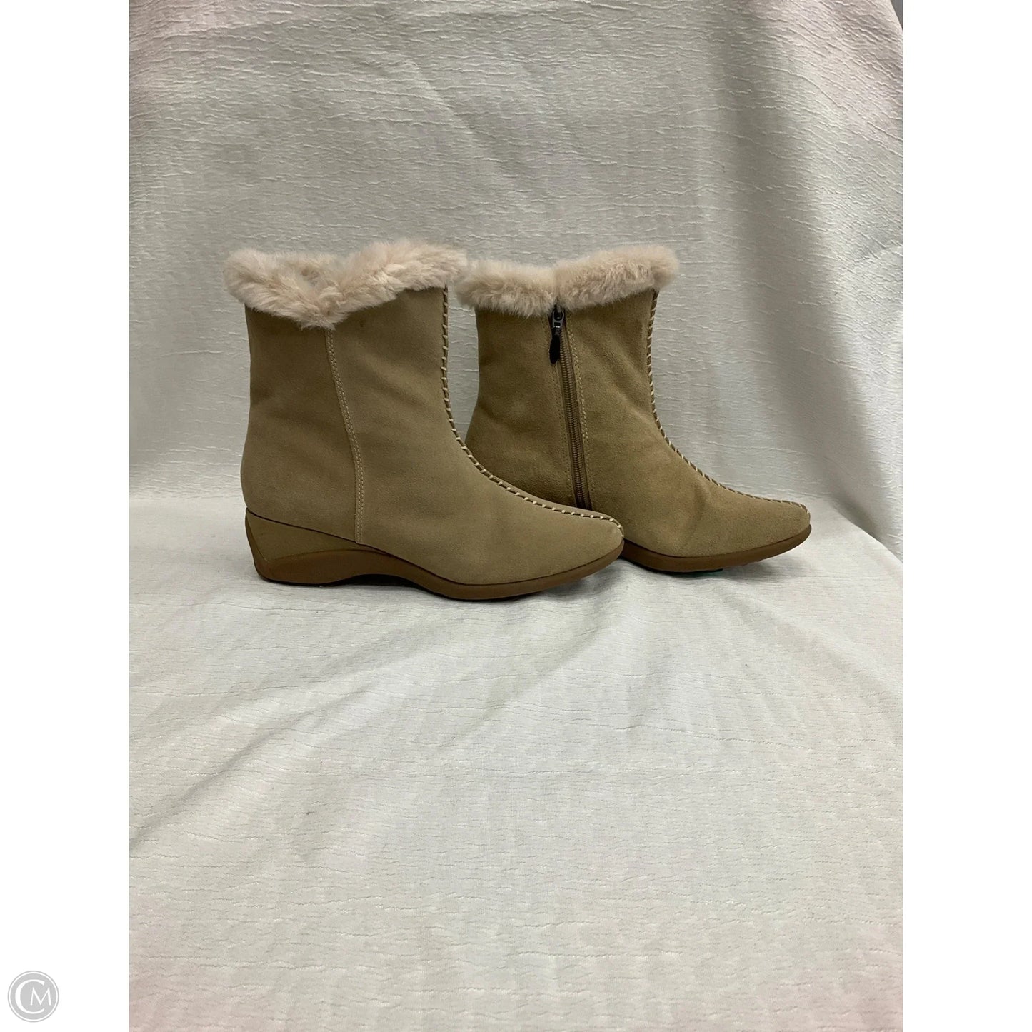 Boots Ankle Flats By Sporto In Tan, Size: 8
