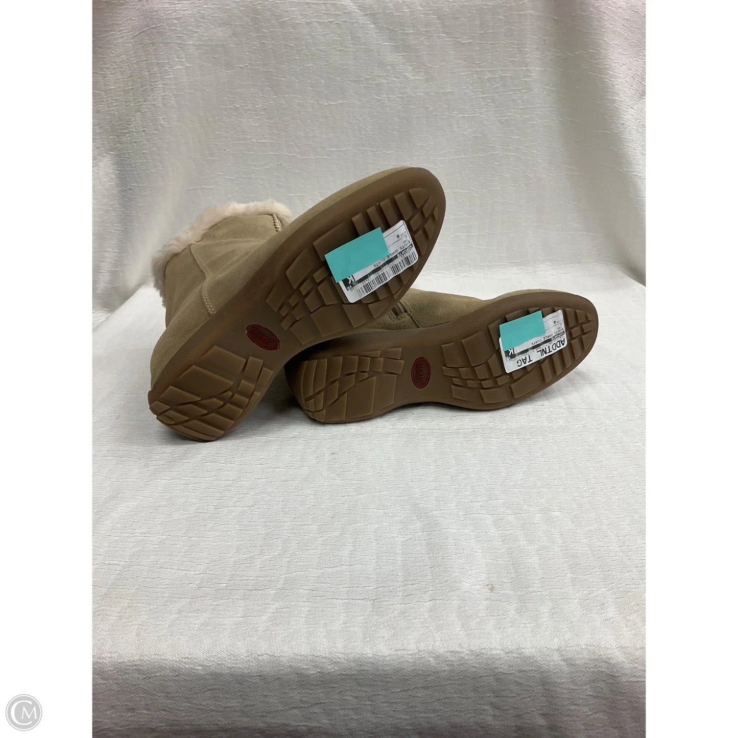 Boots Ankle Flats By Sporto In Tan, Size: 8