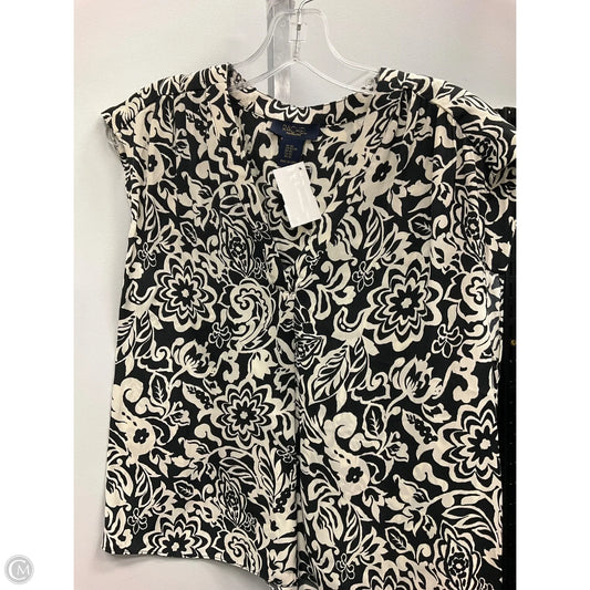 Top Sleeveless By Rachel Roy In Black & White, Size: Xs