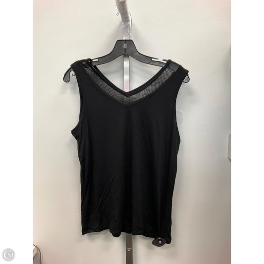 Top Sleeveless By Tahari By Arthur Levine In Black, Size: M