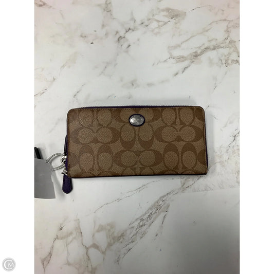 Wallet Designer By Coach, Size: Large