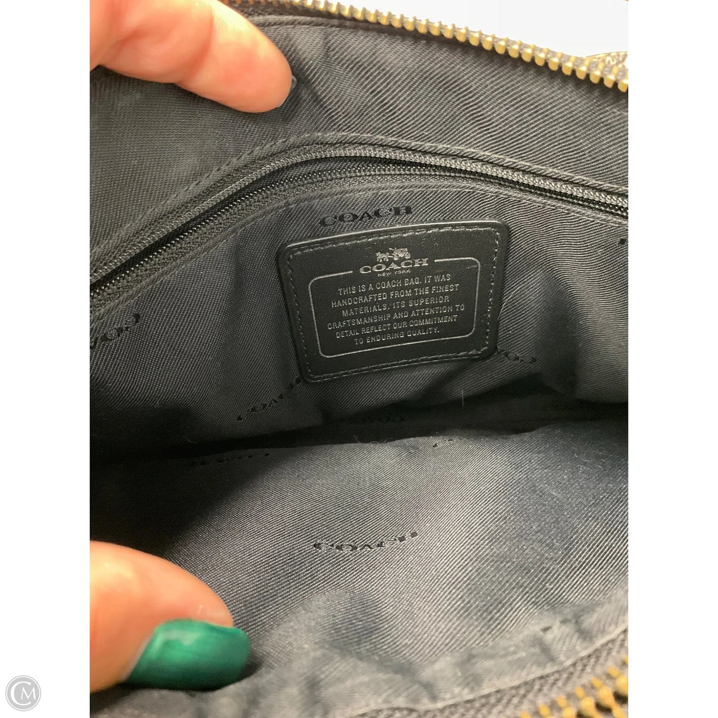 Crossbody Designer By Coach, Size: Small