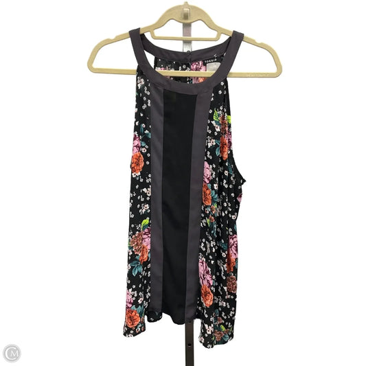 Top Sleeveless By Torrid In Floral Print, Size: 2x