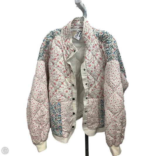 Jacket Puffer & Quilted By Blanknyc In Floral Print, Size: L