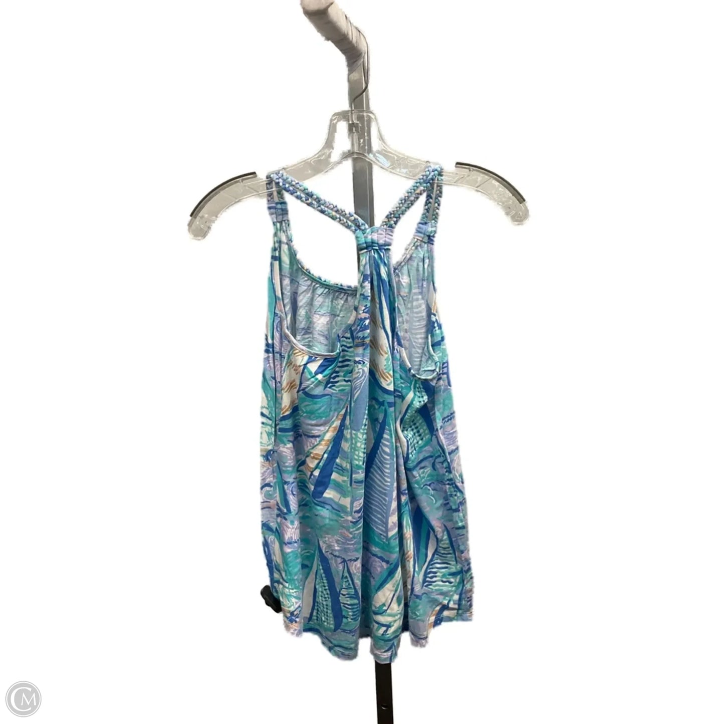 Top Sleeveless Designer By Lilly Pulitzer In Blue, Size: S