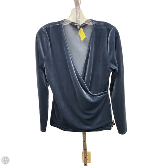 Top Long Sleeve By J. Crew In Blue, Size: M