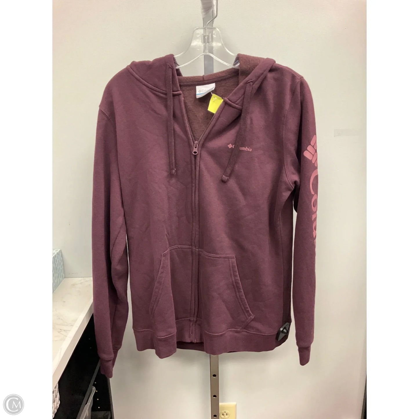 Sweatshirt Hoodie By Columbia In Purple, Size: L