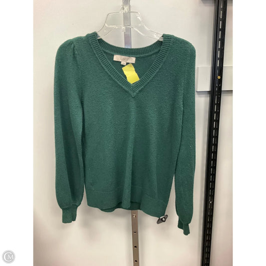 Sweater By Loft In Green, Size: Xs