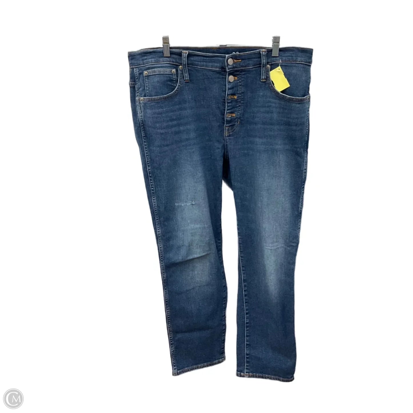 Jeans Straight By J. Crew In Blue Denim, Size: 16