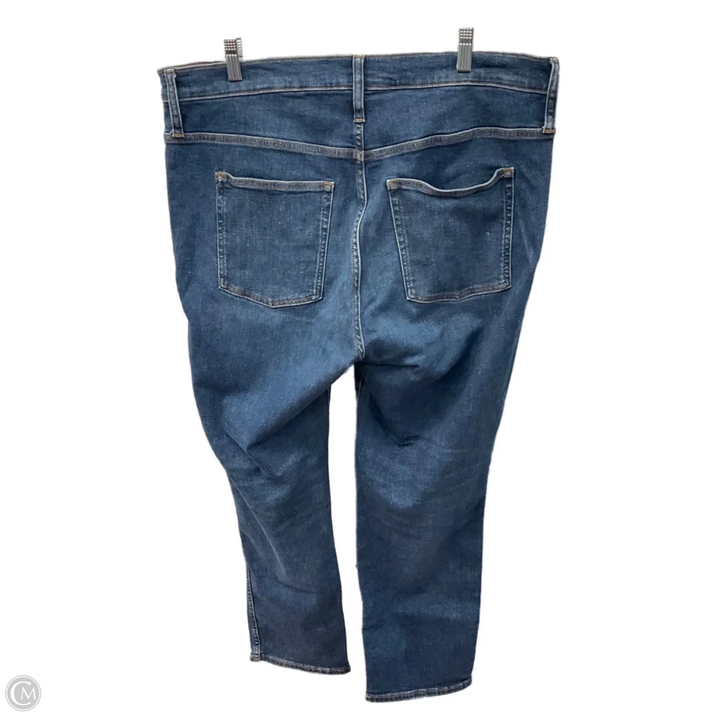 Jeans Straight By J. Crew In Blue Denim, Size: 16