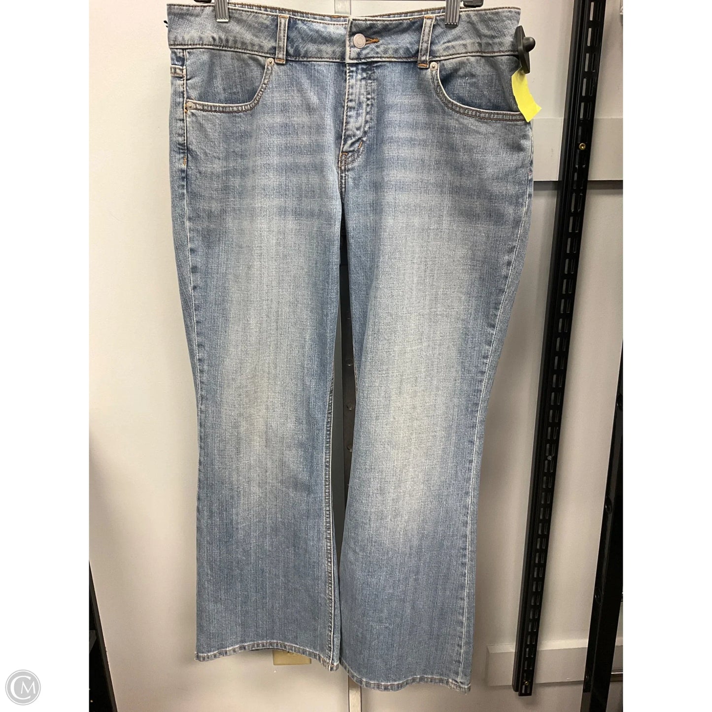 Jeans Wide Leg By London Jean In Blue Denim, Size: 14