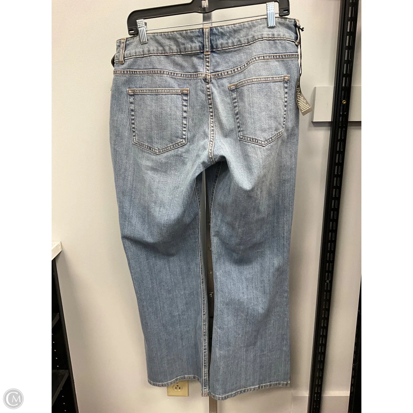 Jeans Wide Leg By London Jean In Blue Denim, Size: 14