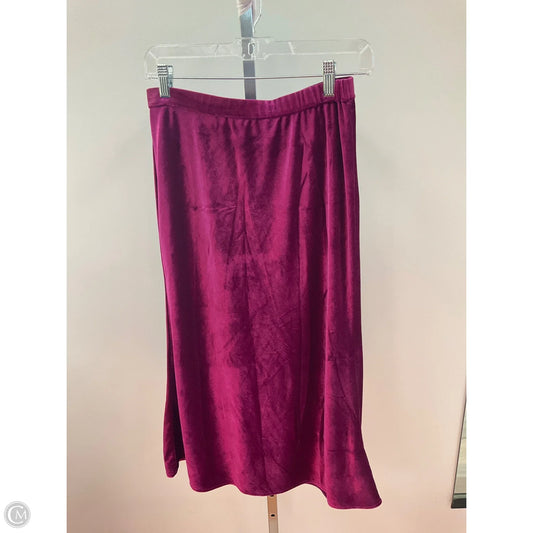 Skirt Midi By Gap In Purple, Size: S