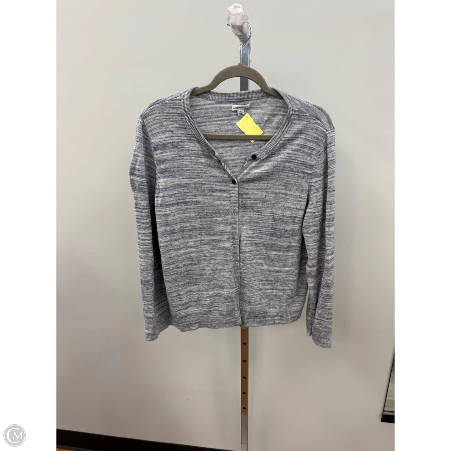 Sweater Cardigan By Croft And Barrow In Blue, Size: Xl