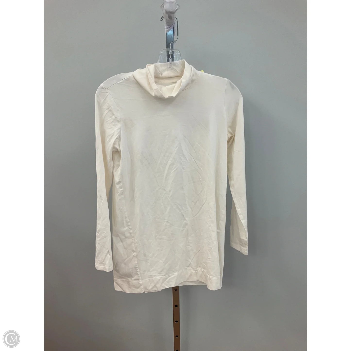 Top Long Sleeve Basic By J. Jill In Cream, Size: Xs