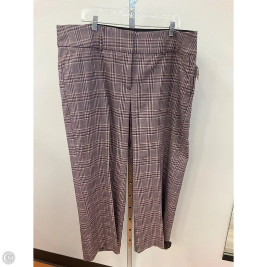 Pants Dress By Lane Bryant In Plaid Pattern, Size: 20