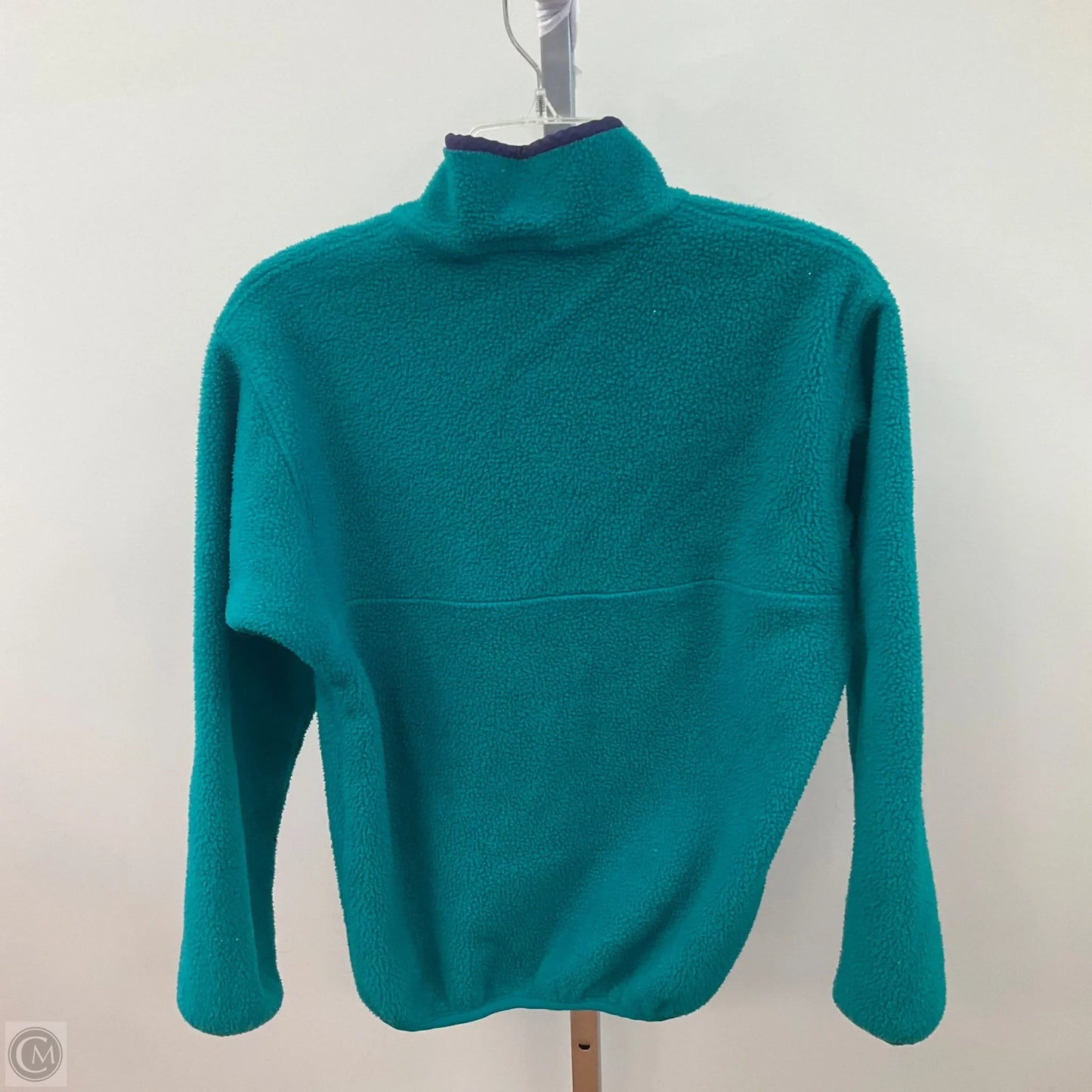 Jacket Fleece By Patagonia In Teal, Size: Xs
