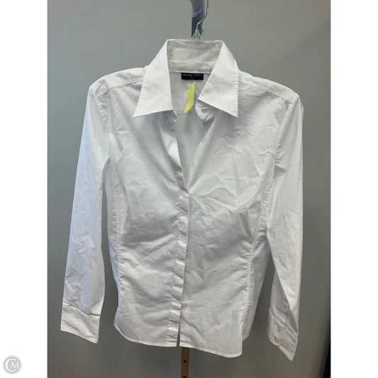 Top Long Sleeve By New York And Co In White, Size: L