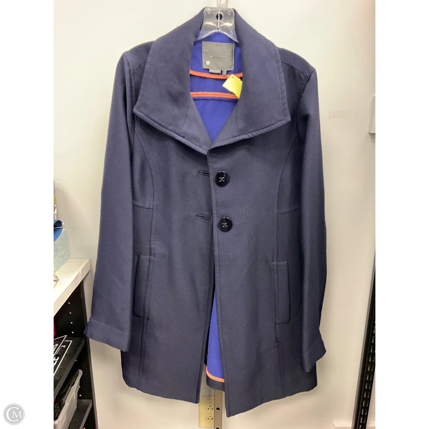 Coat Other By Anthropologie In Navy, Size: L