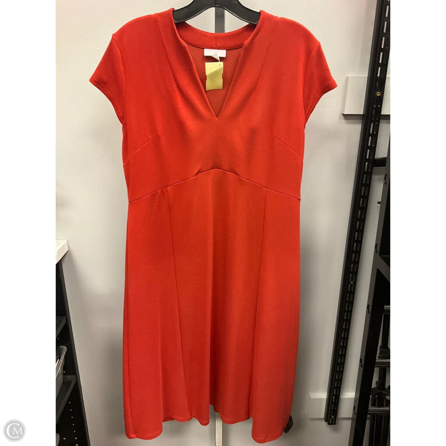 Dress Casual Midi By J. Jill In Orange, Size: S
