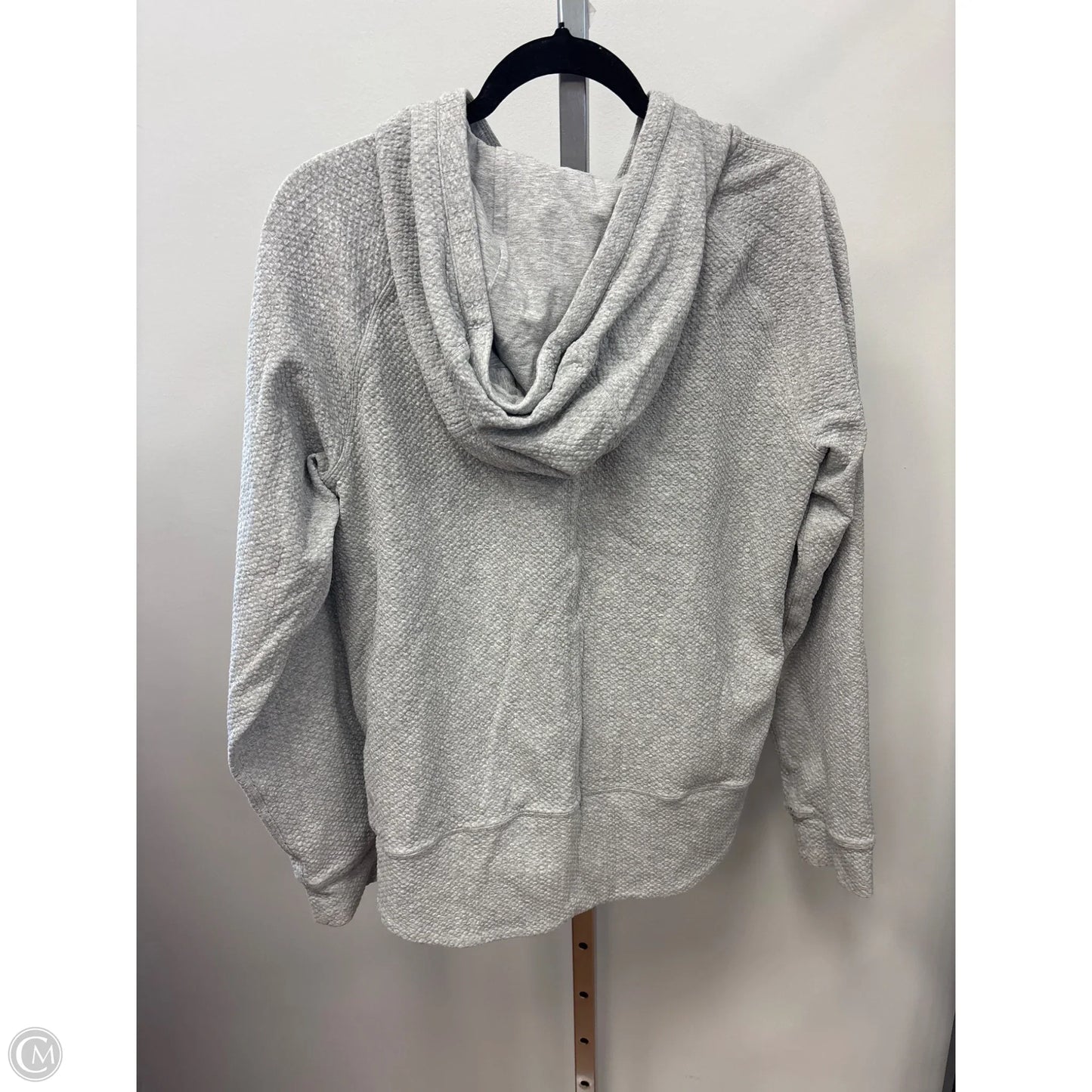 Athletic Jacket By Lululemon In Grey, Size: Xl