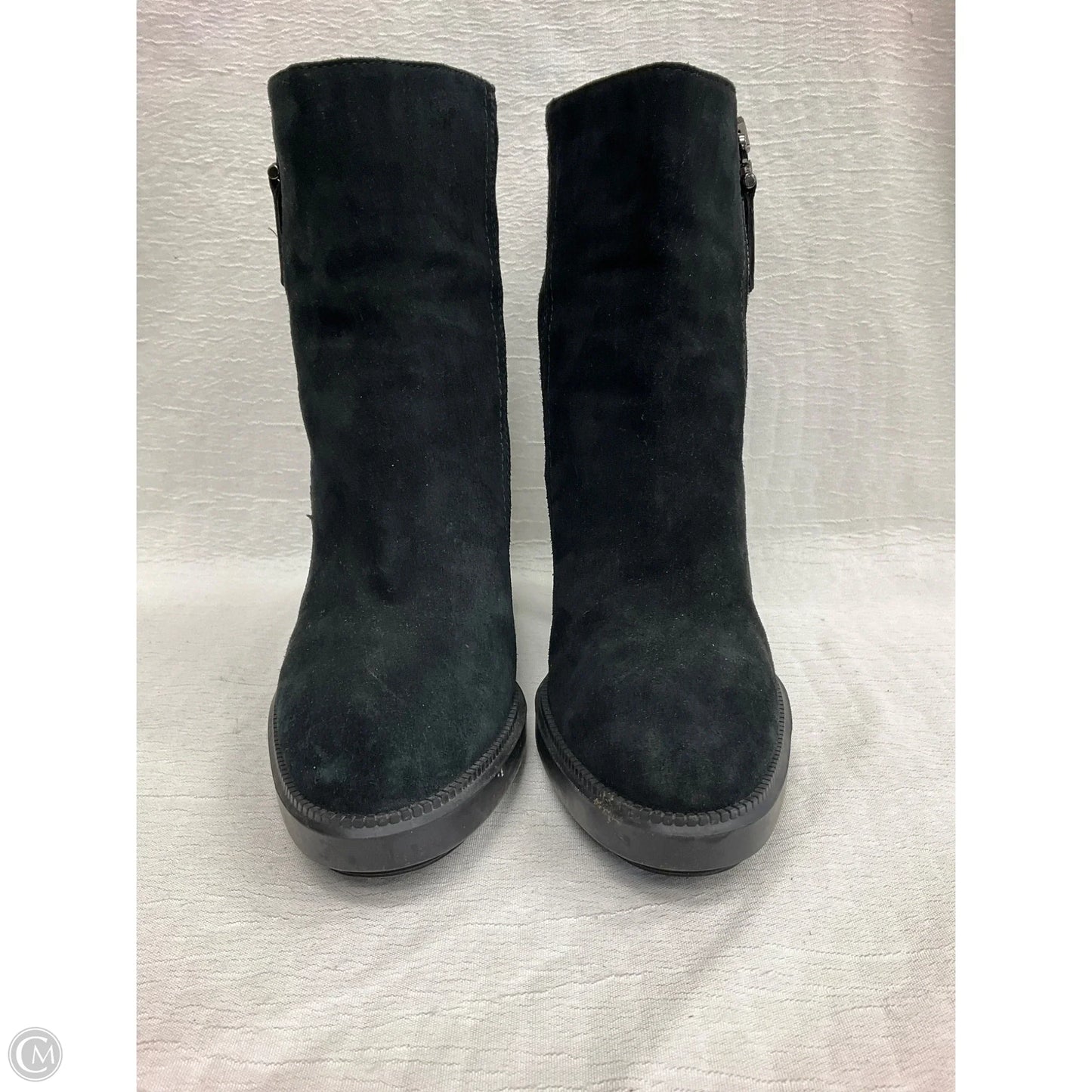 Boots Ankle Heels By Aquatalia In Black, Size: 8.5