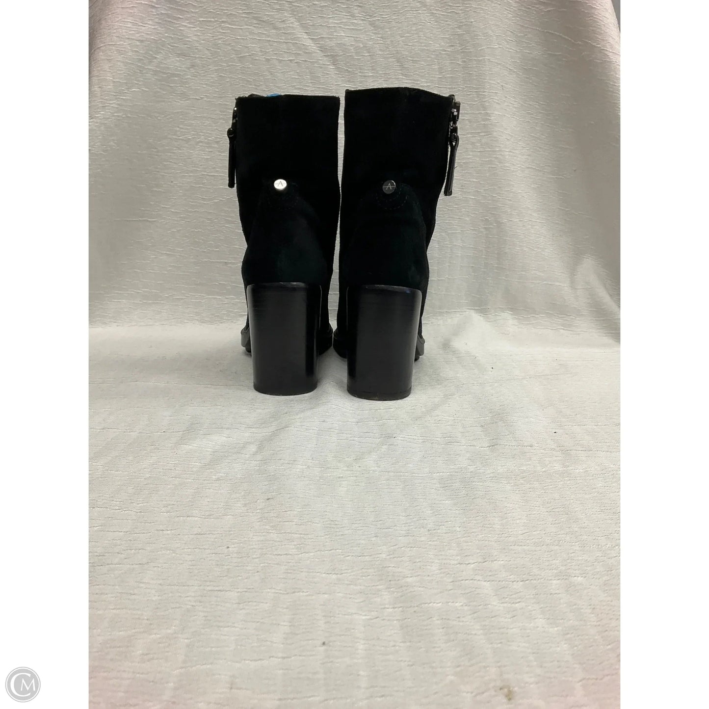 Boots Ankle Heels By Aquatalia In Black, Size: 8.5