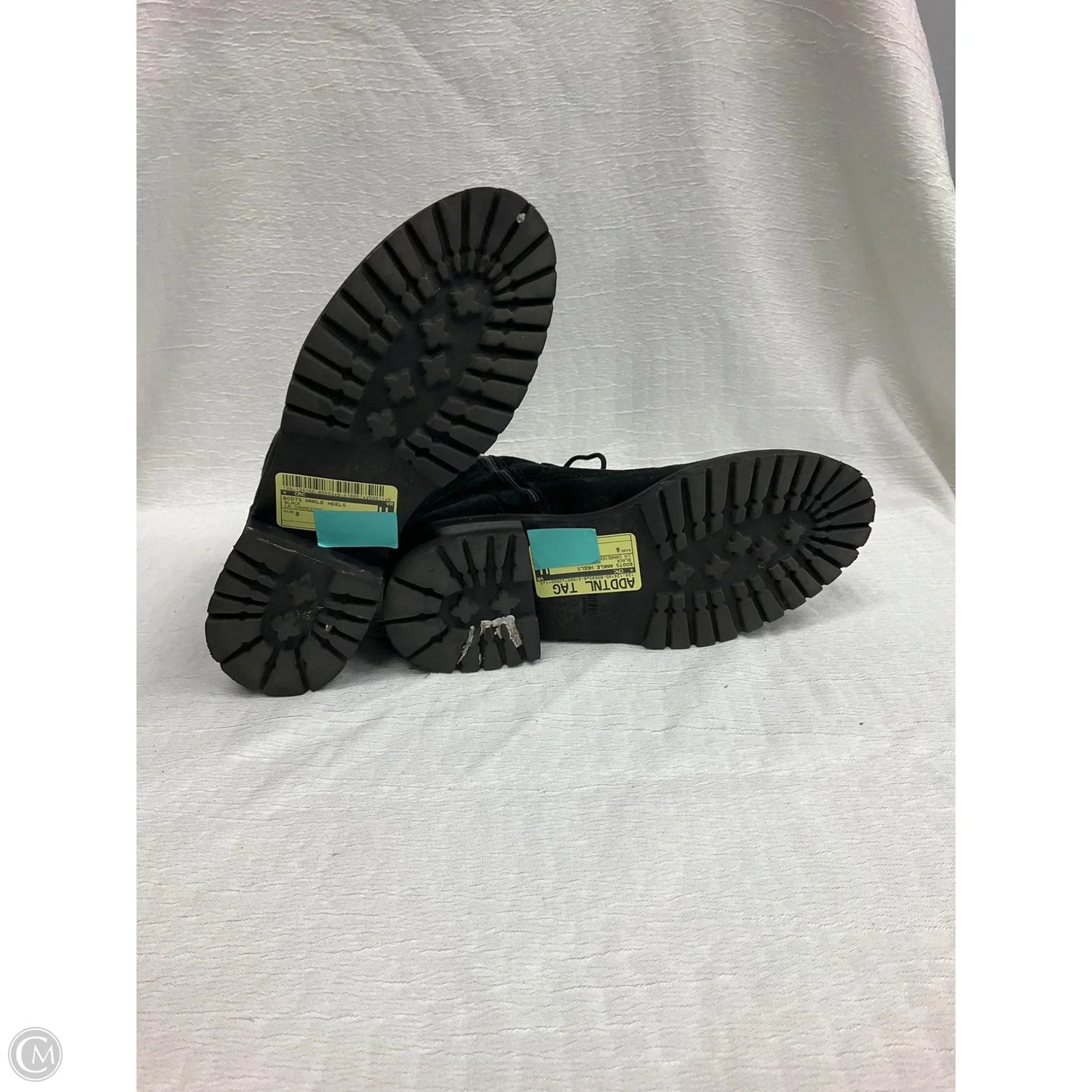 Boots Ankle Heels By Cmc In Black, Size: 8