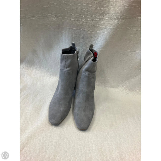 Boots Ankle Heels By Donald Pliner In Grey, Size: 6.5