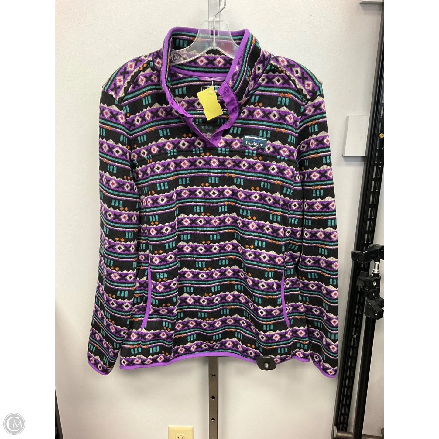 Sweater By L.l. Bean In Multi-colored, Size: Xl