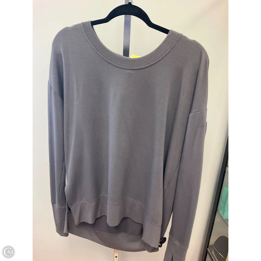 Top Long Sleeve By Athleta In Black & White, Size: S