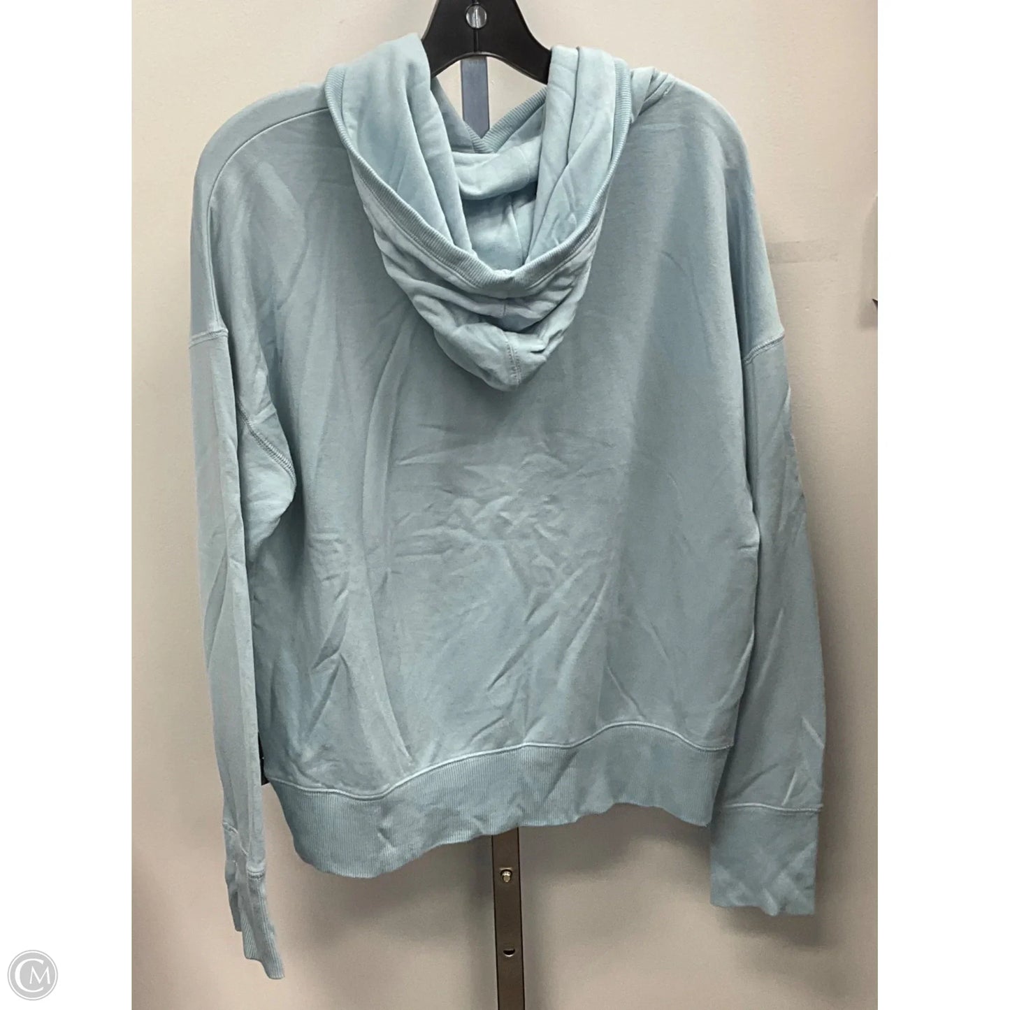 Athletic Top Long Sleeve Hoodie By Eddie Bauer In Blue, Size: S