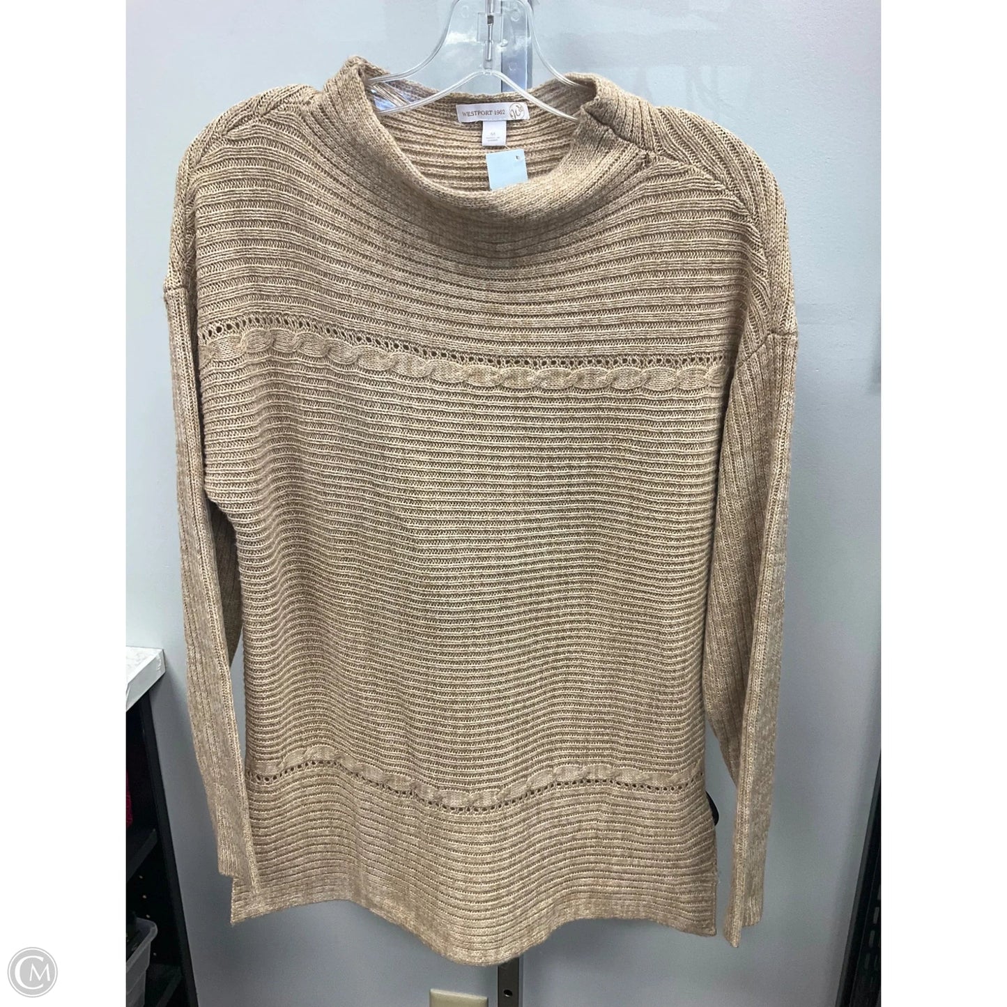 Sweater By Westport In Tan, Size: M