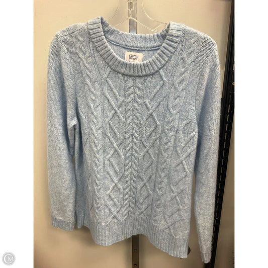 Sweater By Croft And Barrow In Blue, Size: Lp