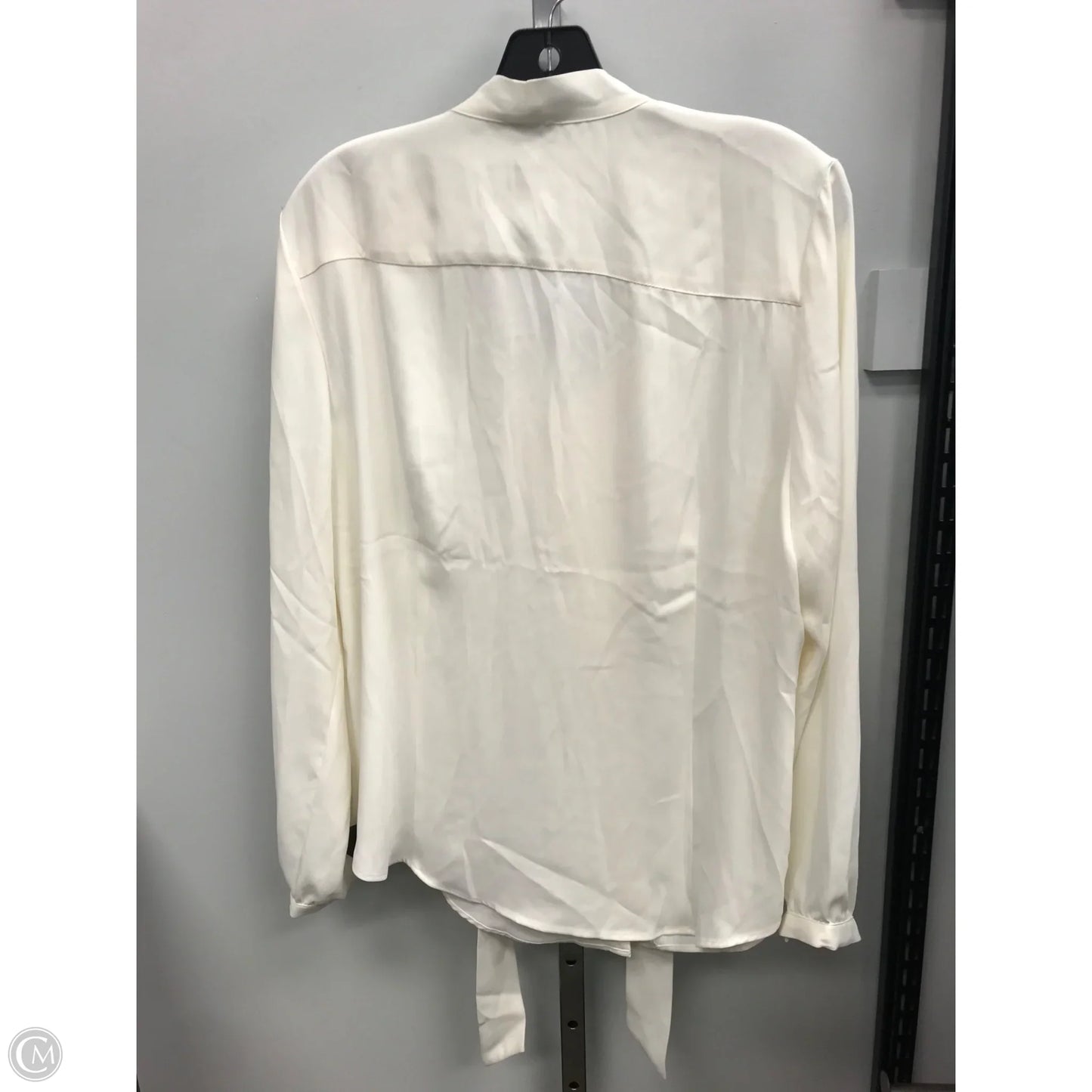 Top Long Sleeve By Chicos In Cream, Size: L
