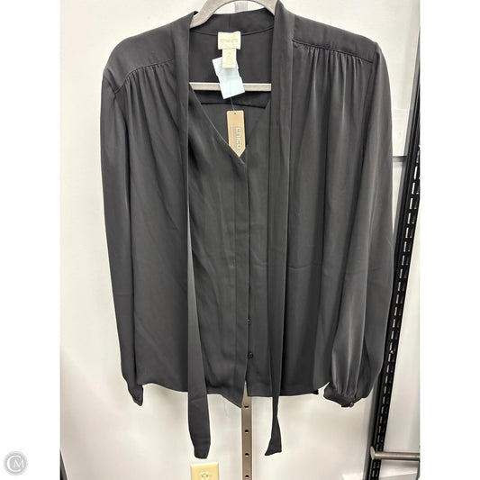 Top Long Sleeve By Chicos In Black, Size: L