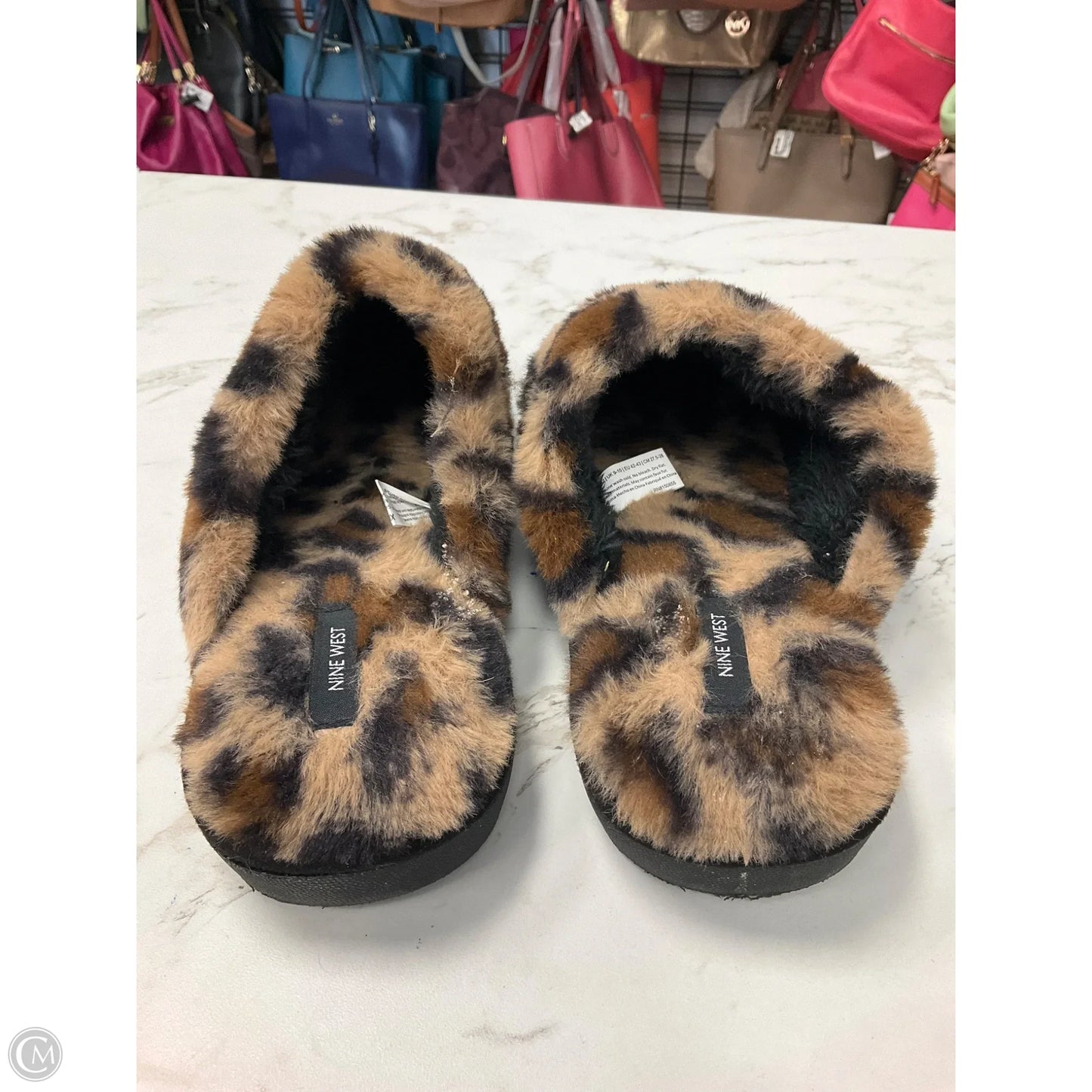 Slippers By Nine West In Black, Size: 9.5